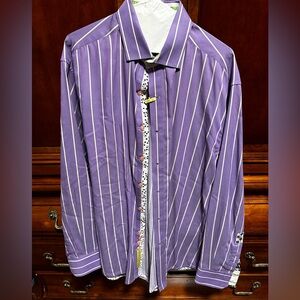 Robert Graham Mens Dress Shirt
Size: US XL
Good condition.
100% Cotton.